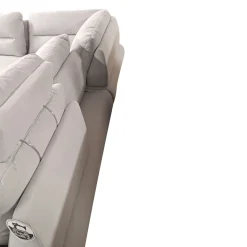 Bissolo Casa Divani Angolari<SALOTTO ANGOLARE SX CELESTE IN TESSUTO GRIGIO CHIARO: vendita online SALOTTO ANGOLARE SX CELESTE IN TESSUTO GRIGIO CHIARO in offerta
