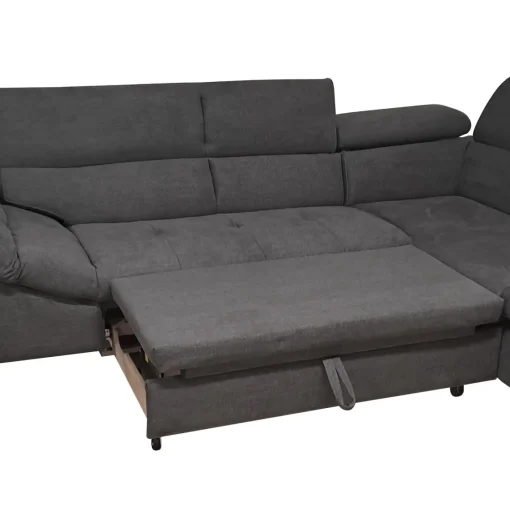 Bissolo Casa Divani Angolari<SALOTTO BILLY ANGOLO DX IN TESSUTO DARK GREY : vendita online SALOTTO BILLY ANGOLO DX IN TESSUTO DARK GREY in offerta