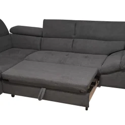 Bissolo Casa Divani Angolari<SALOTTO BILLY ANGOLO SX IN TESSUTO DARK GREY: vendita online SALOTTO BILLY ANGOLO SX IN TESSUTO DARK GREY in offerta