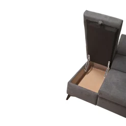 Bissolo Casa Divani Angolari<SALOTTO BILLY ANGOLO SX IN TESSUTO DARK GREY: vendita online SALOTTO BILLY ANGOLO SX IN TESSUTO DARK GREY in offerta