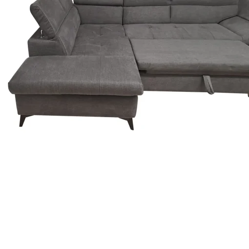 Bissolo Casa Divani Angolari<SALOTTO BILLY ANGOLO SX IN TESSUTO DARK GREY: vendita online SALOTTO BILLY ANGOLO SX IN TESSUTO DARK GREY in offerta