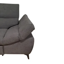 Bissolo Casa Divani Angolari<SALOTTO BILLY ANGOLO SX IN TESSUTO DARK GREY: vendita online SALOTTO BILLY ANGOLO SX IN TESSUTO DARK GREY in offerta