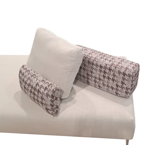 Bissolo Casa Divani Angolari<SALOTTO COMPONIBILE EDWARD IN TESSUTO CREMA E BORDEAUX: vendita online SALOTTO COMPONIBILE EDWARD IN TESSUTO CREMA E BORDEAUX in offerta