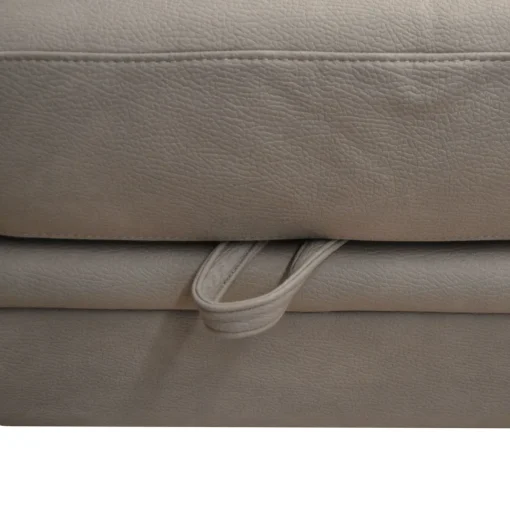 Bissolo Casa Divani Angolari<SALOTTO FLAVIA CON PENISOLA DX IN TESSUTO TAUPE: vendita online SALOTTO FLAVIA CON PENISOLA DX IN TESSUTO TAUPE in offerta