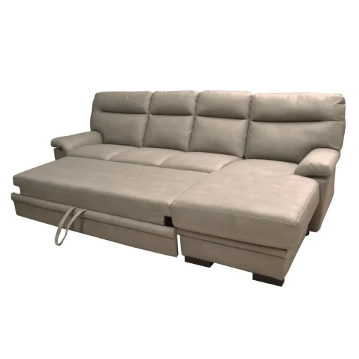 Bissolo Casa Divani Angolari<SALOTTO FLAVIA CON PENISOLA DX IN TESSUTO TAUPE: vendita online SALOTTO FLAVIA CON PENISOLA DX IN TESSUTO TAUPE in offerta