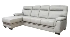Bissolo Casa Divani Angolari<SALOTTO FLAVIA CON PENISOLA SX IN TESSUTO GRIGIO CHIARO: vendita online SALOTTO FLAVIA CON PENISOLA SX IN TESSUTO GRIGIO CHIARO in offerta