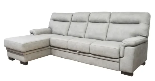Bissolo Casa Divani Angolari<SALOTTO FLAVIA CON PENISOLA SX IN TESSUTO GRIGIO CHIARO: vendita online SALOTTO FLAVIA CON PENISOLA SX IN TESSUTO GRIGIO CHIARO in offerta
