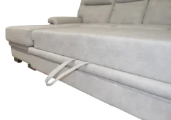 Bissolo Casa Divani Angolari<SALOTTO FLAVIA CON PENISOLA SX IN TESSUTO GRIGIO CHIARO: vendita online SALOTTO FLAVIA CON PENISOLA SX IN TESSUTO GRIGIO CHIARO in offerta