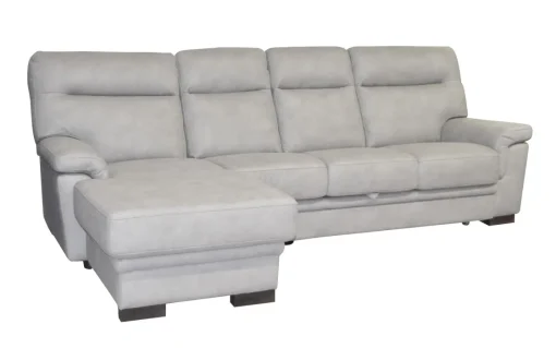 Bissolo Casa Divani Angolari<SALOTTO FLAVIA CON PENISOLA SX IN TESSUTO GRIGIO CHIARO: vendita online SALOTTO FLAVIA CON PENISOLA SX IN TESSUTO GRIGIO CHIARO in offerta