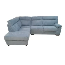 Bissolo Casa Divani Angolari<SALOTTO FLAVIA CON PENISOLA SX IN TESSUTO BLUE: vendita online SALOTTO FLAVIA CON PENISOLA SX IN TESSUTO BLUE in offerta