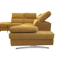 Bissolo Casa Divani Angolari<SALOTTO GIADA ANGOLARE SX IN TESSUTO OCRA: vendita online SALOTTO GIADA ANGOLARE SX IN TESSUTO OCRA in offerta