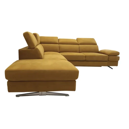 Bissolo Casa Divani Angolari<SALOTTO GIADA ANGOLARE SX IN TESSUTO OCRA: vendita online SALOTTO GIADA ANGOLARE SX IN TESSUTO OCRA in offerta