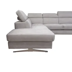 Bissolo Casa Divani Angolari<SALOTTO GIADA ANGOLARE SX IN TESSUTO GRIGIO CHIARO: vendita online SALOTTO GIADA ANGOLARE SX IN TESSUTO GRIGIO CHIARO in offerta
