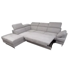 Bissolo Casa Divani Angolari<SALOTTO GIADA ANGOLARE SX IN TESSUTO GRIGIO CHIARO: vendita online SALOTTO GIADA ANGOLARE SX IN TESSUTO GRIGIO CHIARO in offerta