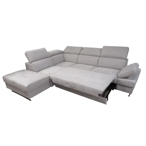 Bissolo Casa Divani Angolari<SALOTTO GIADA ANGOLARE SX IN TESSUTO GRIGIO CHIARO: vendita online SALOTTO GIADA ANGOLARE SX IN TESSUTO GRIGIO CHIARO in offerta