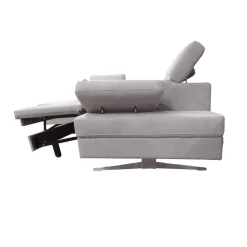 Bissolo Casa Divani Angolari<SALOTTO GIADA ANGOLARE SX IN TESSUTO GRIGIO CHIARO: vendita online SALOTTO GIADA ANGOLARE SX IN TESSUTO GRIGIO CHIARO in offerta