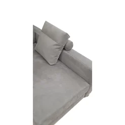 Bissolo Casa Divani Angolari<SALOTTO GINKO ANGOLRE DX CON CARRELLO ESTRAIBILE IN TESSUTO NABUCCO GRIGIO: vendita online SALOTTO GINKO ANGOLRE DX CON CARRELLO ESTRAIBILE IN TESSUTO NABUCCO GRIGIO in offerta