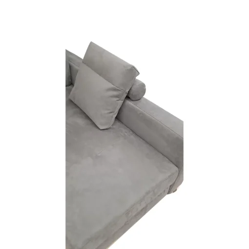 Bissolo Casa Divani Angolari<SALOTTO GINKO ANGOLRE DX CON CARRELLO ESTRAIBILE IN TESSUTO NABUCCO GRIGIO: vendita online SALOTTO GINKO ANGOLRE DX CON CARRELLO ESTRAIBILE IN TESSUTO NABUCCO GRIGIO in offerta