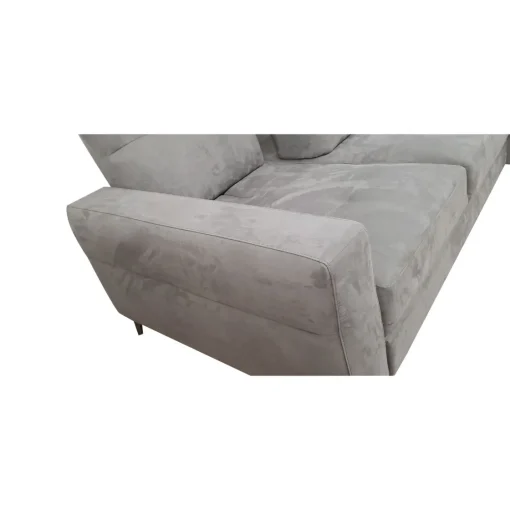 Bissolo Casa Divani Angolari<SALOTTO GINKO ANGOLRE SX CON CARRELLO ESTRAIBILE IN TESSUTO NABUCCO GRIGIO: vendita online SALOTTO GINKO ANGOLRE SX CON CARRELLO ESTRAIBILE IN TESSUTO NABUCCO GRIGIO in offerta