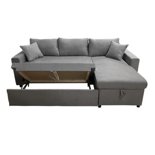 Bissolo Casa Divani Angolari<SALOTTO GOLF CON PENISOLA IN TESSUTO GRIGIO: vendita online SALOTTO GOLF CON PENISOLA IN TESSUTO GRIGIO in offerta