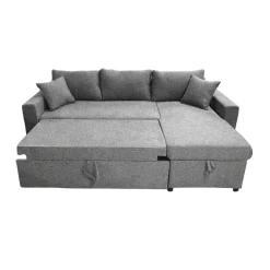 Bissolo Casa Divani Angolari<SALOTTO GOLF CON PENISOLA IN TESSUTO GRIGIO: vendita online SALOTTO GOLF CON PENISOLA IN TESSUTO GRIGIO in offerta