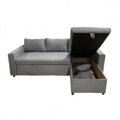 Bissolo Casa Divani Angolari<SALOTTO GOLF CON PENISOLA IN TESSUTO GRIGIO: vendita online SALOTTO GOLF CON PENISOLA IN TESSUTO GRIGIO in offerta