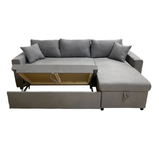Bissolo Casa Divani Angolari<SALOTTO GOLF CON PENISOLA IN TESSUTO GRIGIO: vendita online SALOTTO GOLF CON PENISOLA IN TESSUTO GRIGIO in offerta