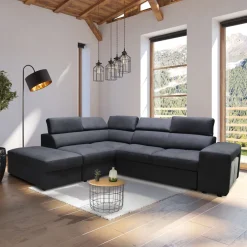 Bissolo Casa Divani Angolari<Salotto in tessuto con carrello online