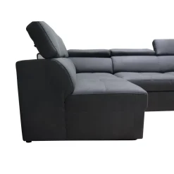 Bissolo Casa Divani Angolari<Salotto in tessuto con carrello online