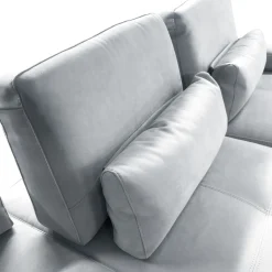 Bissolo Casa Divani Angolari<SALOTTO MOD. ELENA CON PENISOLA DX IN TESSUTO GRIGIO : vendita online SALOTTO MOD. ELENA CON PENISOLA DX IN TESSUTO GRIGIO in offerta