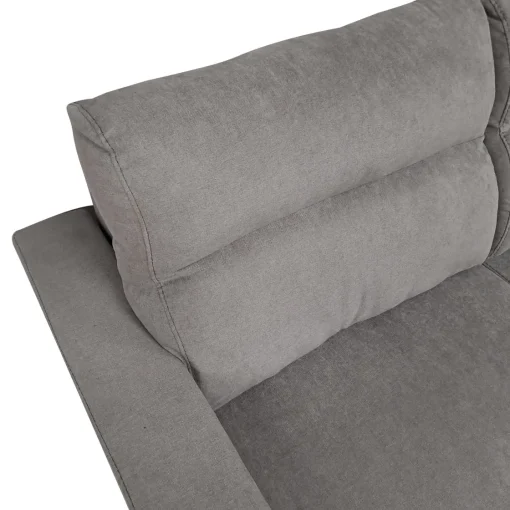 Bissolo Casa Divani Angolari<SALOTTO MOD. KENDALL CON PENISOLA E CARRELLO ESTRAIBILE IN TESSUTO GRIGIO: vendita online SALOTTO MOD. KENDALL CON PENISOLA E CARRELLO ESTRAIBILE IN TESSUTO GRIGIO in offerta