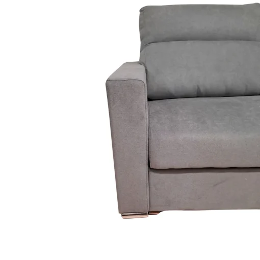 Bissolo Casa Divani Angolari<SALOTTO MOD. KENDALL CON PENISOLA E CARRELLO ESTRAIBILE IN TESSUTO GRIGIO: vendita online SALOTTO MOD. KENDALL CON PENISOLA E CARRELLO ESTRAIBILE IN TESSUTO GRIGIO in offerta