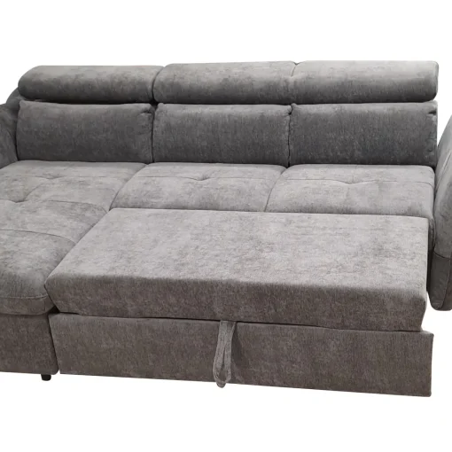 Bissolo Casa Divani Angolari<SALOTTO MONSERAT PENISOLA SX IN TESSUTO GRIGIO: vendita online SALOTTO MONSERAT PENISOLA SX IN TESSUTO GRIGIO in offerta