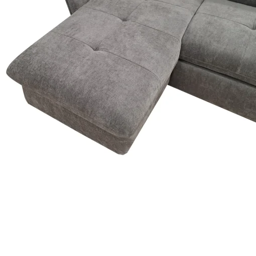 Bissolo Casa Divani Angolari<SALOTTO MONSERAT PENISOLA SX IN TESSUTO GRIGIO: vendita online SALOTTO MONSERAT PENISOLA SX IN TESSUTO GRIGIO in offerta