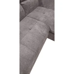 Bissolo Casa Divani Angolari<SALOTTO MONSERAT PENISOLA SX IN TESSUTO GRIGIO: vendita online SALOTTO MONSERAT PENISOLA SX IN TESSUTO GRIGIO in offerta