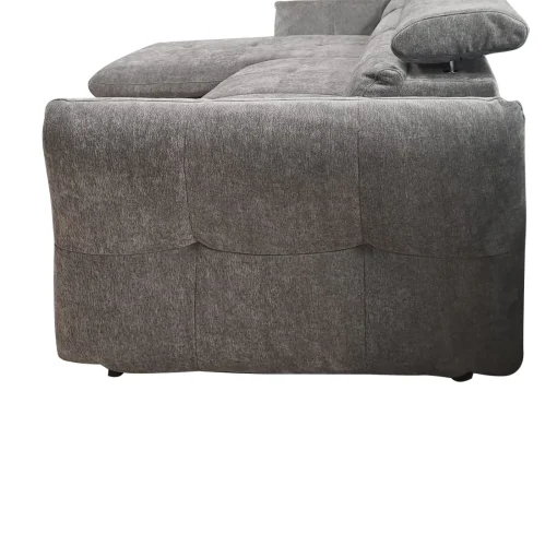 Bissolo Casa Divani Angolari<SALOTTO MONSERAT PENISOLA SX IN TESSUTO GRIGIO: vendita online SALOTTO MONSERAT PENISOLA SX IN TESSUTO GRIGIO in offerta