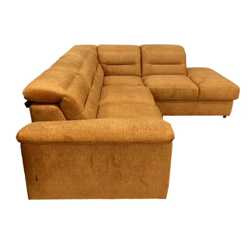 Bissolo Casa Divani Angolari<SALOTTO PHIL ANGOLARE DX IN TESSUTO GIALLO : vendita online SALOTTO PHIL ANGOLARE DX IN TESSUTO GIALLO in offerta