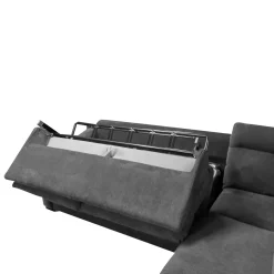 Bissolo Casa Divani Letto|Divani Angolari<SALOTTO RYAN ANGOLARE DX CON RETE ELETTROSALDATA IN TESSUTO GRAFITE: vendita online SALOTTO RYAN ANGOLARE DX CON RETE ELETTROSALDATA IN TESSUTO GRAFITE in offerta