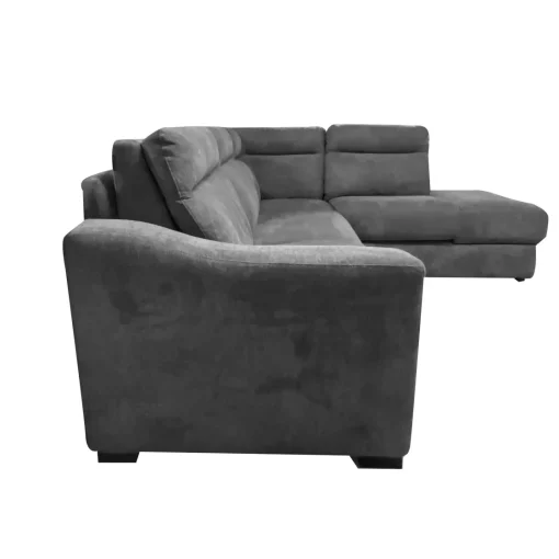 Bissolo Casa Divani Letto|Divani Angolari<SALOTTO RYAN ANGOLARE DX CON RETE ELETTROSALDATA IN TESSUTO GRAFITE: vendita online SALOTTO RYAN ANGOLARE DX CON RETE ELETTROSALDATA IN TESSUTO GRAFITE in offerta