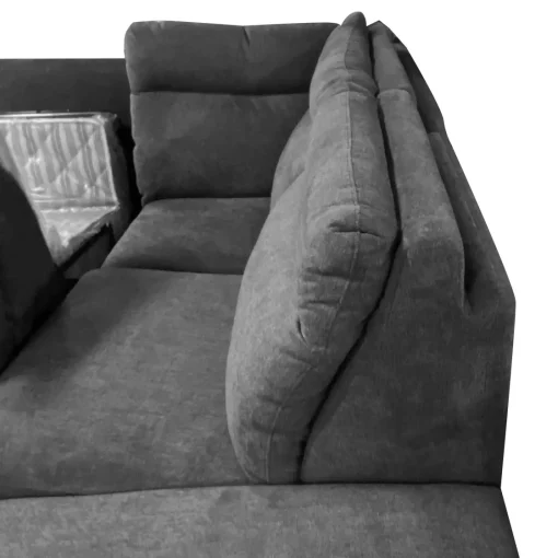 Bissolo Casa Divani Letto|Divani Angolari<SALOTTO RYAN ANGOLARE DX CON RETE ELETTROSALDATA IN TESSUTO GRAFITE: vendita online SALOTTO RYAN ANGOLARE DX CON RETE ELETTROSALDATA IN TESSUTO GRAFITE in offerta