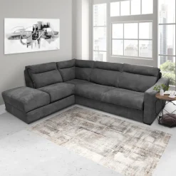 Bissolo Casa Divani Letto|Divani Angolari<SALOTTO RYAN ANGOLARE SX CON RETE ELETTROSALDATA IN TESSUTO GRAFITE: vendita online SALOTTO RYAN ANGOLARE SX CON RETE ELETTROSALDATA IN TESSUTO GRAFITE in offerta