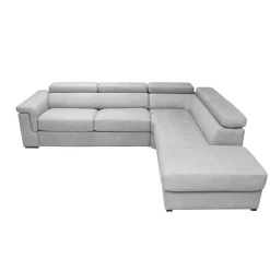 Bissolo Casa Divani Letto|Divani Angolari<SALOTTO TETRIS ANGOLARE DX CON RETE ELETTROSALDATA IN TESSUTO GRIGIO CHIARO: vendita online SALOTTO TETRIS ANGOLARE DX CON RETE ELETTROSALDATA IN TESSUTO GRIGIO CHIARO in offerta