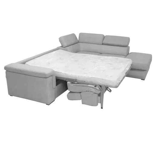Bissolo Casa Divani Letto|Divani Angolari<SALOTTO TETRIS ANGOLARE DX CON RETE ELETTROSALDATA IN TESSUTO GRIGIO CHIARO: vendita online SALOTTO TETRIS ANGOLARE DX CON RETE ELETTROSALDATA IN TESSUTO GRIGIO CHIARO in offerta