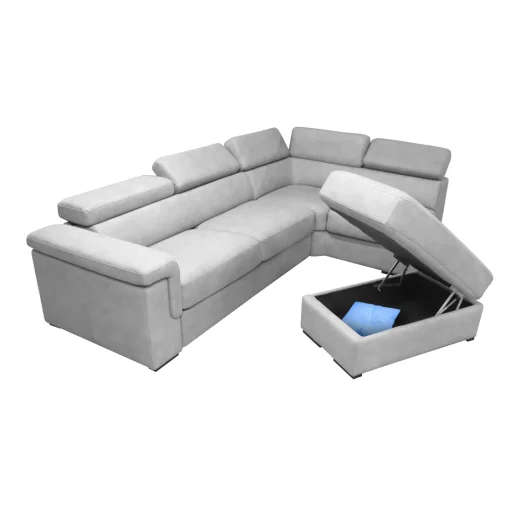 Bissolo Casa Divani Letto|Divani Angolari<SALOTTO TETRIS ANGOLARE DX CON RETE ELETTROSALDATA IN TESSUTO GRIGIO CHIARO: vendita online SALOTTO TETRIS ANGOLARE DX CON RETE ELETTROSALDATA IN TESSUTO GRIGIO CHIARO in offerta