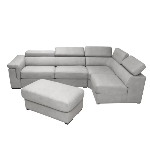 Bissolo Casa Divani Letto|Divani Angolari<SALOTTO TETRIS ANGOLARE DX CON RETE ELETTROSALDATA IN TESSUTO GRIGIO CHIARO: vendita online SALOTTO TETRIS ANGOLARE DX CON RETE ELETTROSALDATA IN TESSUTO GRIGIO CHIARO in offerta