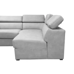 Bissolo Casa Divani Letto|Divani Angolari<SALOTTO TETRIS ANGOLARE DX CON RETE ELETTROSALDATA IN TESSUTO GRIGIO CHIARO: vendita online SALOTTO TETRIS ANGOLARE DX CON RETE ELETTROSALDATA IN TESSUTO GRIGIO CHIARO in offerta
