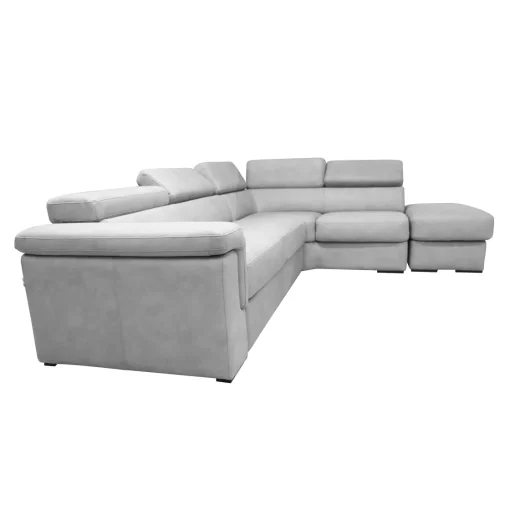 Bissolo Casa Divani Letto|Divani Angolari<SALOTTO TETRIS ANGOLARE DX CON RETE ELETTROSALDATA IN TESSUTO GRIGIO CHIARO: vendita online SALOTTO TETRIS ANGOLARE DX CON RETE ELETTROSALDATA IN TESSUTO GRIGIO CHIARO in offerta