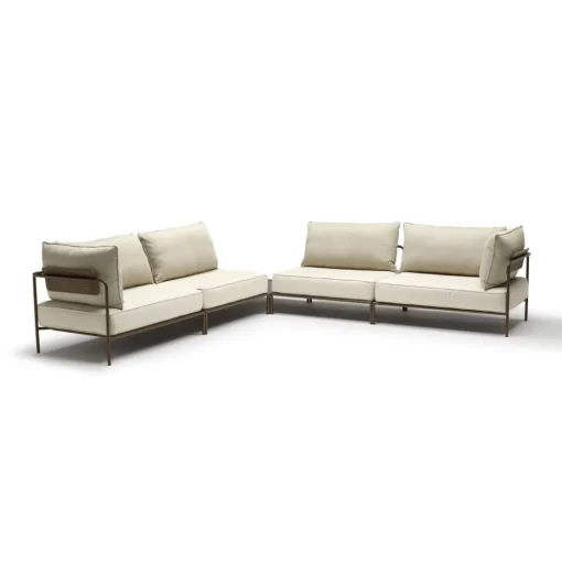 Bissolo Casa Scab<SCAB - SALOTTO DA GIARDINO FLAP MOKA E CREMAA