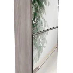 Bissolo Casa Scarpiere<SCARPIERA 4 RIBALTE MOD. MULTIUSO CM 62X18 H. 150 OLMO E SPECCHIO : vendita online SCARPIERA 4 RIBALTE MOD. MULTIUSO CM 62X18 H. 150 OLMO E SPECCHIO in offerta