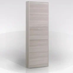 Bissolo Casa Scarpiere<SCARPIERA 5 RIBALTE MOD. MULTIUSO CM 62X18 H. 182 OLMO : vendita online SCARPIERA 5 RIBALTE MOD. MULTIUSO CM 62X18 H. 182 OLMO in offerta